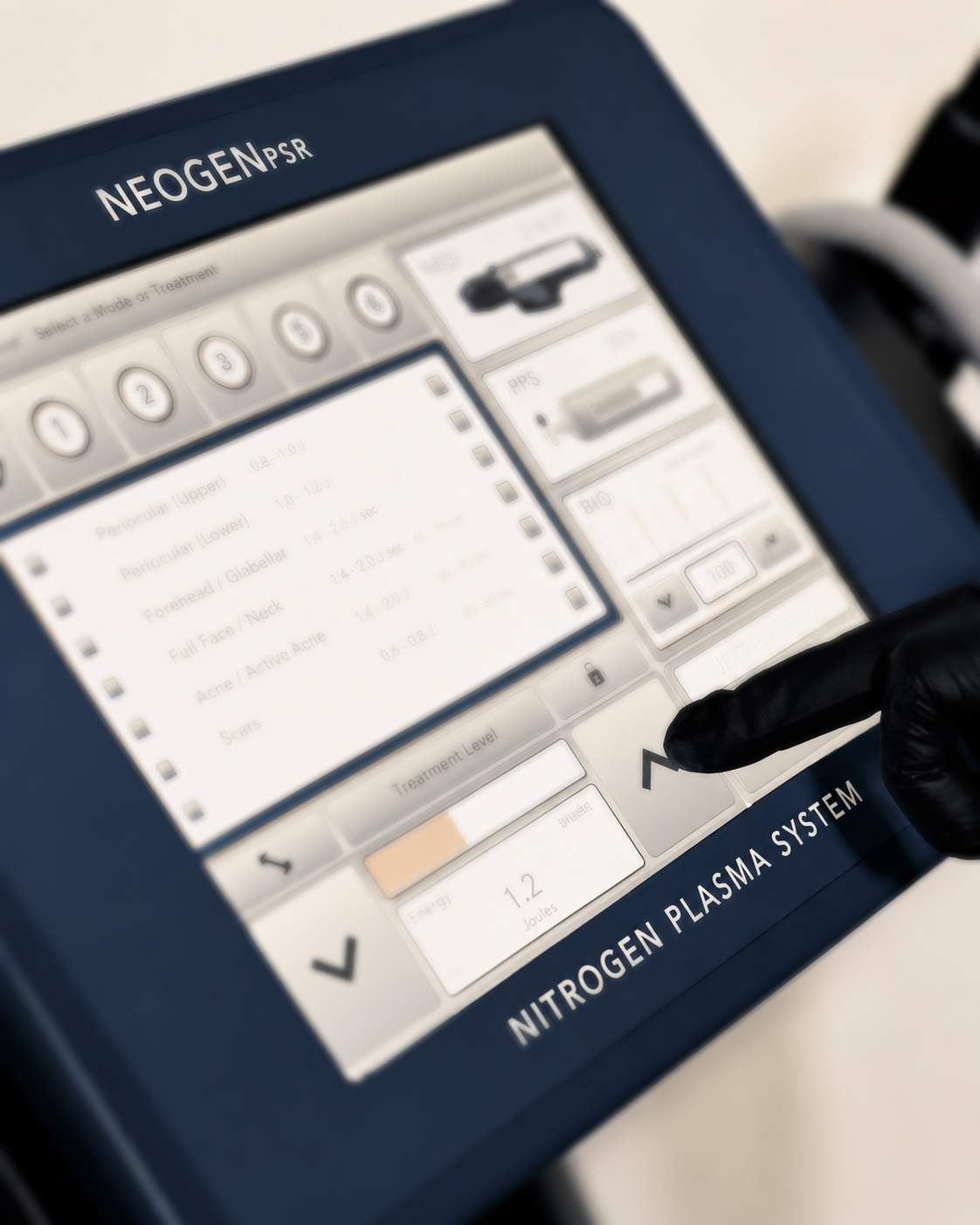 NeoGen PSR nitrogen plasma system used for skin regeneration treatments in Calgary