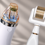 RF microneedling device and Plexr Lumen plasma energy microneedling roller